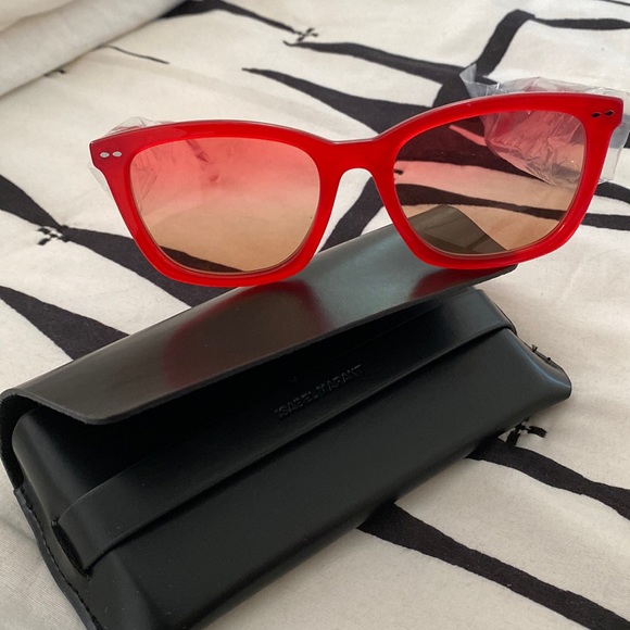 Isabel Marant red framed double shaded sunglasses New in original packaging - Picture 2 of 7